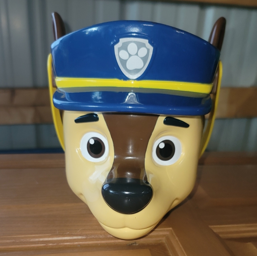Paw patrol trick or treat Halloween pail Chase